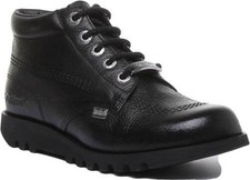 Bottes En Cuir À Lacets