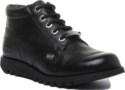 Bottes cuir lacets - À,