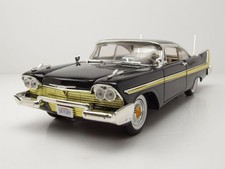 Plymouth Fury 1958 Noir Modèle Réduit 1:18 MotorMax