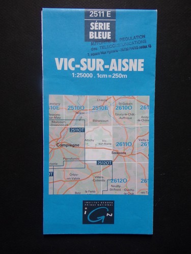 Carte ign série bleue - carte,