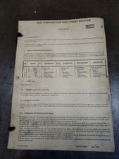 CASE 580G CONSTRUCTION KING LOADER BACKHOE PARTS CATALOG - MISSING FRONT COVER