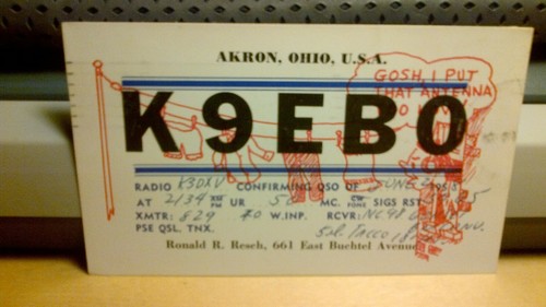Carte postale radio amateur - carte,