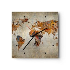Horloge murale en verre