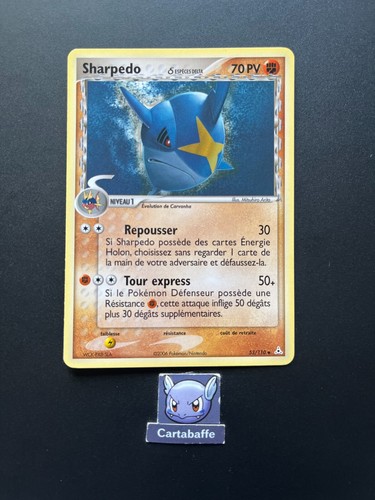Carte pokémon sharpedo - carte, 53/110