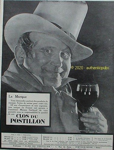 Publicite clos postillon - du,