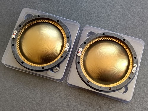 Pair gold diaphragm - gold,