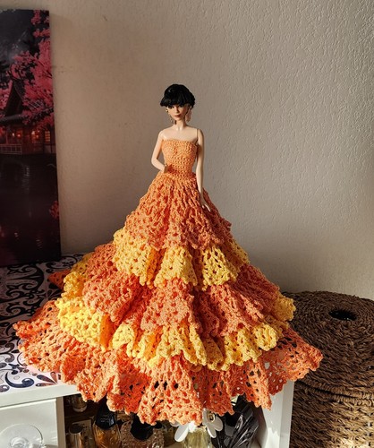 Robe espagnole crochet - espagnole, au