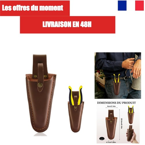 étui cuir pour - en, sécateur