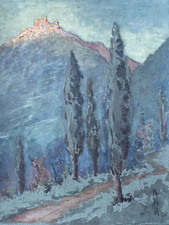 Peinture paysage tableau