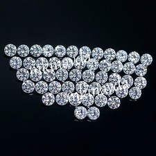 50 pièces de diamant blanc