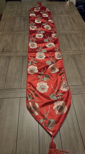 Vibrant red chinese silk - red,