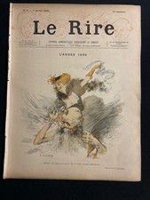1895 Revue LE RIRE # 9 Dessins LÉANDRE - Jean VEBER - Georges REDON - GYP