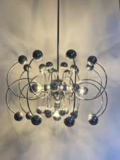 Lustre Luminaire Ancien Vintage Spoutnik Satellite Reggiani