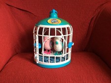 Cage + 2 oiseaux avec