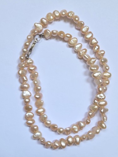 Collier véritables perles - collier,