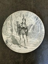 Assiette faïence creil - assiette,
