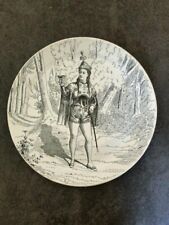 Assiette en faïence de Creil