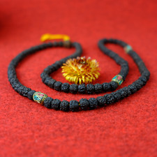 Collier Mala Rudraksha Noir