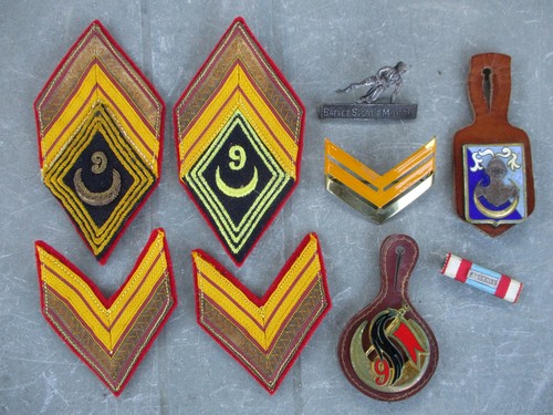 Rare ensemble insignes