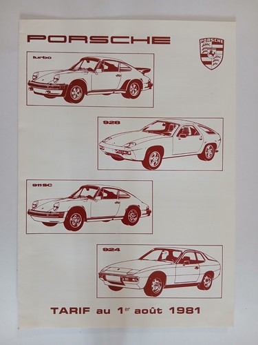 Porsche tarif des - porsche,
