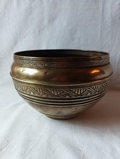 Cache pot ancien en cuivre