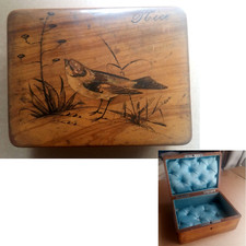 BOITE coffret BOIS décor