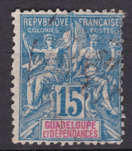 Timbre colonies guadeloupe - colonies,