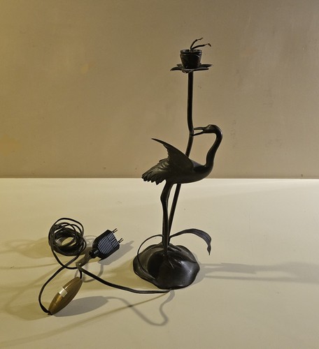 Bougeoir métal noir forme