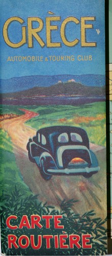 Carte routière grèce - routière, de