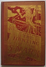 1894 LEWIS CARROLL - H. HOLIDAY : HUNTING OF THE SNARK. EGERTON CASTLE EX-LIBRIS