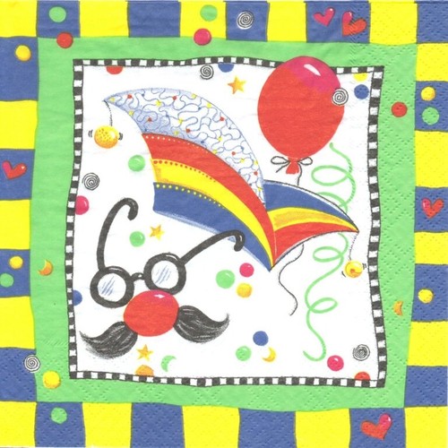 Lot serviettes en - 4, papier