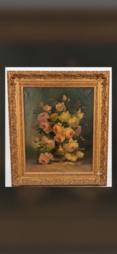 Tableau ancien paysage - -,