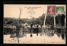 CPA Foret de Bercé, Etang de
