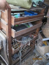 Ancien Meuble a Tiroir Présentoir Outil Serre Boutique Atelier Déco Steampunk