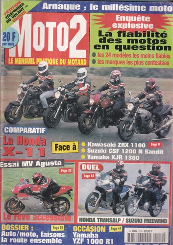 Moto 116 honda 11 - n°116,
