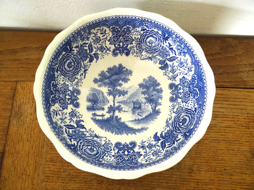 Ancien saladier pied douche - douche, en