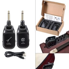Récepteur émetteur sans fil rechargeable pour guitare électrique et basse