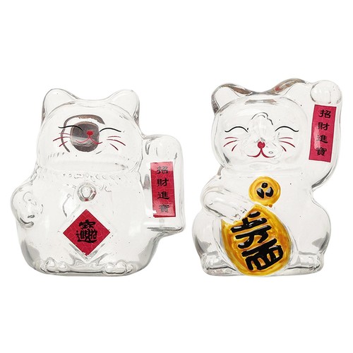 Tirelire maneki neko verre - tirelire,
