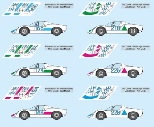 Decals porsche 910 targa - decals,