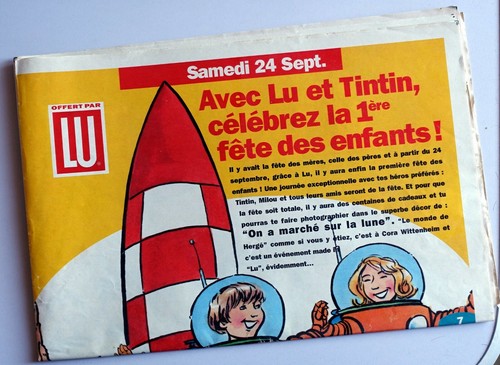 Publicité tintin marché - on,