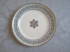Assiette ancienne en porcelaine faïence - 19ème -  Lunéville (?)  Ø 26,5cm