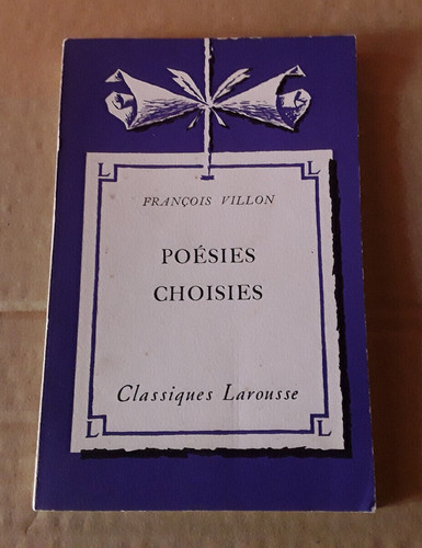 Francois villon poésies - villon,