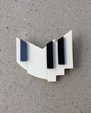 BROCHE PIANO JAZZ ISADORA PARIS (Noir et Blanc) - VINTAGE - GALALITH.
