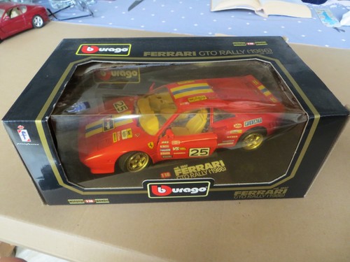 Burago ferrari gto rally - 1/18,