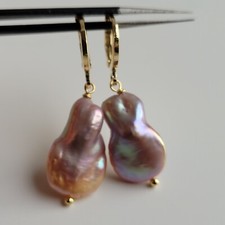 boucles d'oreilles perles de