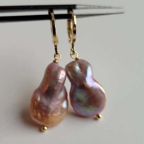 Boucles oreilles perles de - d'oreilles,
