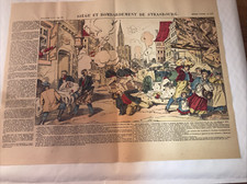 Image d'Epinal originale n°137, Pellerin, Siège et bombardement de Strasbourg