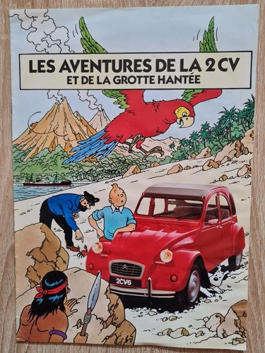 Tintin les aventures 2cv - tintin,