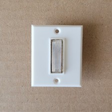 LEGRAND MISTRAL 83229 - 1 Poussoir lumineux CRISTAL (sans lampe) - Blanc