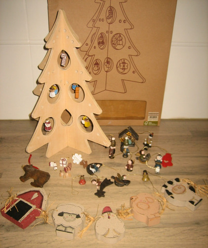 Lot décorations sapin noël - &,